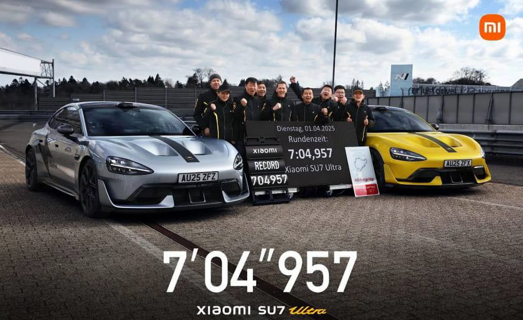 Xiaomi SU7 Ultra: Itt az új villanyautó-király a Nürburgringen